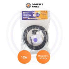 Саморегулирующийся греющий кабель Lite для кровли-30-12 Обогрев Люкс | ЭТК Обогрев