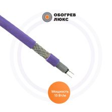 Саморегулирующийся греющий кабель SRL-15-2 CR Обогрев Люкс | ЭТК Обогрев