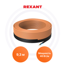 Резистивный греющий кабель Rexant -372-9,3 REXANT | ЭТК Обогрев
